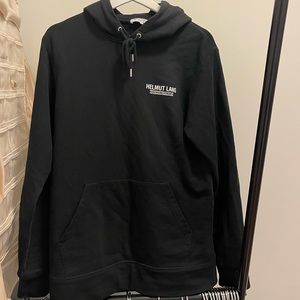 Helmut Lang logo oversize hoodie - size S